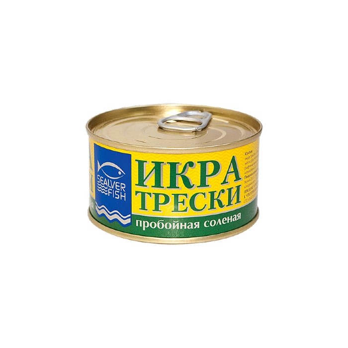 Икра трески Sealver fish, 130 г